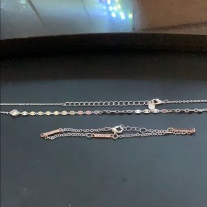 an anklet & necklace set!!